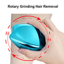 YK-53 Home Convenient Manual Glass Grinder Epilator(Peacock Blue)