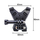 TUYU Motorcycle Helmet Chin Action Camera Mobile Phone Mounting Bracket Blue Bracket