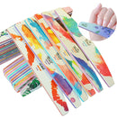 GJ0507 6 In 1 Nail Art Tools Nail Polish Nail Scrub Strips(Flame Bird)
