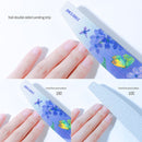 GJ0507 6 In 1 Nail Art Tools Nail Polish Nail Scrub Strips(Flame Bird)