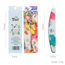 GJ0507 6 In 1 Nail Art Tools Nail Polish Nail Scrub Strips(Flower)