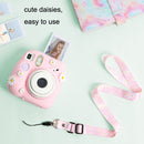 CAIUL Daisy Camera Silicone Case Protective Soft Case For FUJIFILM Instax Mini7+(Purple)