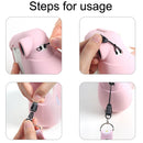 CAIUL Daisy Camera Silicone Case Protective Soft Case For FUJIFILM Instax Mini7+(Pink)