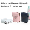 CAIUL Printer Protective Case PU Leather Case For Instax Mini Link2(White)