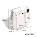 CAIUL Photo Pouch Transparent Storage Protective Case For FUJIEILM instax Mini7+(Transparent)
