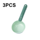 3 PCS JM023 Kitchen Home Scooped Rice Spoon Simple Large Capacity Scoop Spoon(Green)