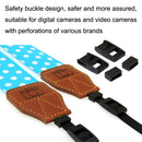Multi-color Shoulder Neck Strap SLR Retro Camera Shoulder Strap(White)