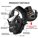 Noise-cancelling Headphones Noise-isolating Earmuffs For Outdoor Work(Green)