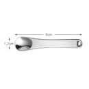 10 PCS Zinc Alloy Cosmetics Spoons Cream Split Spoon(Gold)