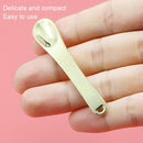 10 PCS Zinc Alloy Cosmetics Spoons Cream Split Spoon(Gold)