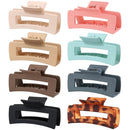 8PCS/Set N 20220322 Scrub Waterproof Drop Resistant Colorful Hair Grabber