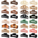 8PCS/Set N 20220322 Scrub Waterproof Drop Resistant Colorful Hair Grabber