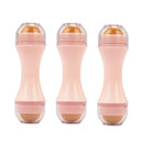 3 PCS Portable Volcanic Oil Suction Ball, Style: Double Head (Pink)