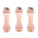 3 PCS Portable Volcanic Oil Suction Ball, Style: Steel Ball Double Head (Pink)