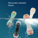 3 PCS Portable Volcanic Oil Suction Ball, Style: Steel Ball Double Head (Pink)