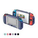 TPU+PC Two-in-one Non-slip Protective Case for Nintendo Switch OLED(Coral)