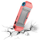 TPU+PC Two-in-one Non-slip Protective Case for Nintendo Switch OLED(Coral)
