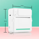 C19 200DPI Student Homework Printer Bluetooth Inkless Pocket Printer Pink Printer Paper x 5