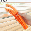 5 PCS AQ-CS01 Multifunctional Car Beauty Tool Brush Air Outlet Cleaning Brush(Orange)