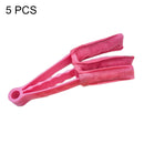 5 PCS AQ-CS01 Multifunctional Car Beauty Tool Brush Air Outlet Cleaning Brush(Pink)