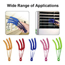 5 PCS AQ-CS01 Multifunctional Car Beauty Tool Brush Air Outlet Cleaning Brush(Yellow)