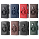 FY2108 Tracker Wallet Metal Card Holder for AirTag, Style: Retro (Black)