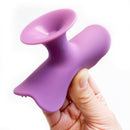 Flower-shaped Soft Hair Silicone Face Wash Brush Baby Shampoo Brush(Red)