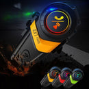 Motorcycle Helmet Call Music Navigation Bluetooth Headset, Color: Red(Hard Pipe Microphone)