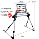 Mobile Phone Tablet Folding Aluminum Alloy Stand Live Portable Stand(White)