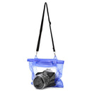 SLR Digital Camera Waterproof Bag Swimming Pool Drifting Camera Waterproof Case(Blue)