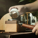 Coffee Grinder Alloy Powder Dispenser Set, Size: 58mm 3 Leaf (White)