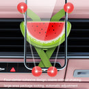 Cute Fruit Air Outlet Car Navigation Phone Holder(Watermelon)
