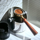 Coffee Waste Bin Milk Tea Residue Recycling Powder Box, Color: White (Aluminum Alloy)