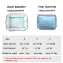Summer Cold Feeling Dog Cat Kennel Ice Silk Cool Den,Size: S(Pink)