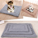 Double Sided Pet Mat Four Seasons Warm Dog Blanket,Size: M(Short Plush Pink)