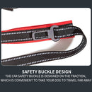 Anti-break Pet Leash Car Dual-purpose Reflective Seat Belt, Size: XL(Rose Red)