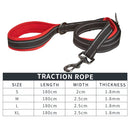 Anti-break Pet Leash Car Dual-purpose Reflective Seat Belt, Size: XL(Rose Red)