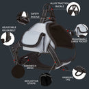 Distributed Load Soft Reflective Pet Chest Strap, Size: XL(Rose Red)