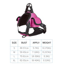Distributed Load Soft Reflective Pet Chest Strap, Size: XL(Black)