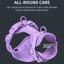 Pet PVC Strap Macaron Color Dog Chest Strap, Size: L(Black)