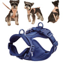 Pet PVC Strap Macaron Color Dog Chest Strap, Size: M(Blue)