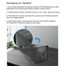 Silicone Protective Cover For Blink Outdoor/Indoor/XT1/XT2 Security Camera(Black)
