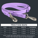 Pet PVC Leash Macaron Color Soft Dog Leash, Size: M(Blue)