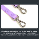 Pet PVC Leash Macaron Color Soft Dog Leash, Size: L(Black)