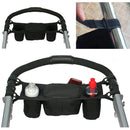 Baby Stroller Rear Hanging Bag Baby Bottle Cup Bag, Color: Black