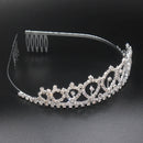 WM-02 Crystal Diamond Birthday Party Wedding Updo Crown, Color: Gold Girl
