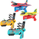 BY-0212 Foam Plane Hand Throw Catapult Aircraft Launcher Glider Model, Color: Red
