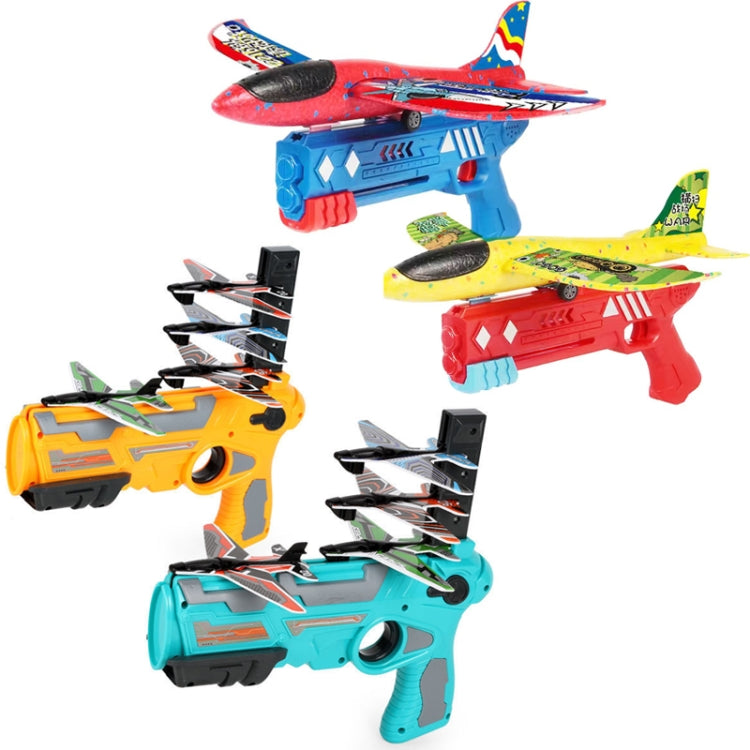 BY-0212 Foam Plane Hand Throw Catapult Aircraft Launcher Glider Model, Color: Red