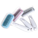 Pet Comb Cat Dog Hair Brush Hair Removal Tool, Style: Steel Wire Rubber Head (Gray)