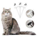 Pet Cat and Dog Supplies Long Handle Comb With Base(Black)